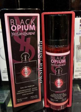 Новинка ♠️black opium ♠️дорожный мини парфюм духи 40 мл эмираты1 фото