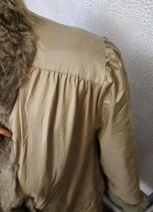 Шуба зимнее двухстороннее пальто из искусственного меха8 фото