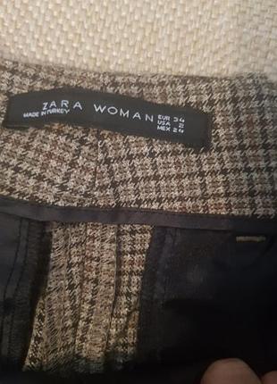 Брюки в клітинку zara 4