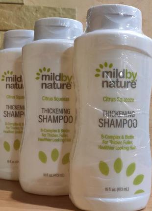 Mild by nature, madre labs, шампунь с комплексом витаминов в и биотином для густоты волос