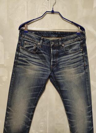 Джинсы g-star raw 3301 slim3 фото