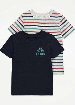 Хлопковые футболки george на 5-6 лет