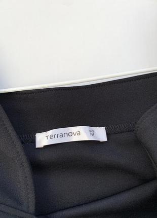 Сарафан, платье, черный, черное, с карманами, terranova5 фото