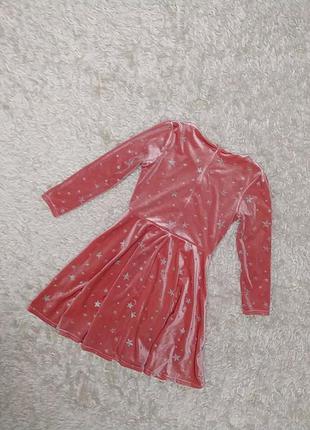 Ошатне велюрову сукню в зірках на новий рік5 фото