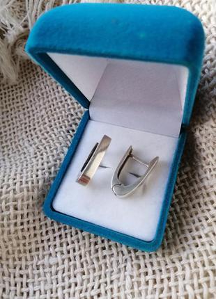 Серьги серебро 2