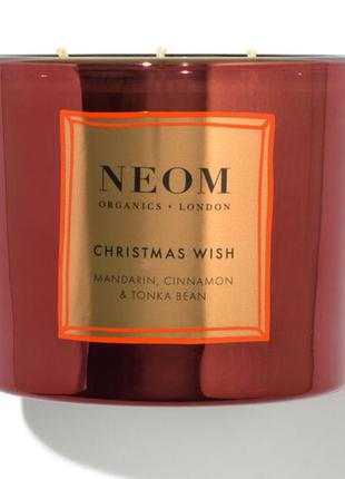 Neom christmas wish ароматическая свеча, 75 гр.1 фото