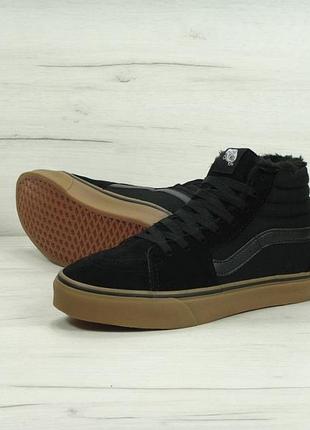 Зимние кеды vans sk-8 sk8 old skool олд скул ванс венс зима утеплені 7