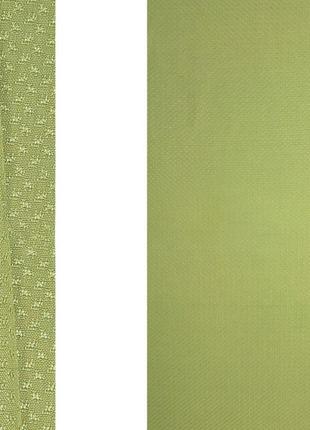 Салатова порт'єрна тканина для штор жаккард2 фото
