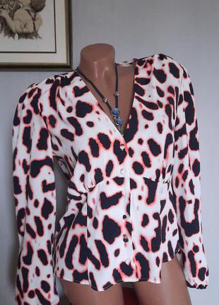 River island стильная блуза р 12 38 сток6 фото