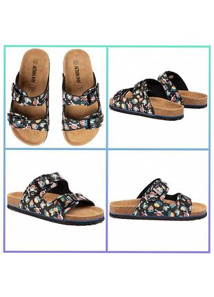 Стильні дитячі капці сланці для хлопчика принт пірати