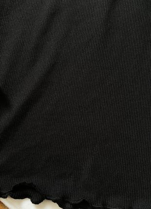Лонгслив чёрный с кружевом длинный рукав5 фото