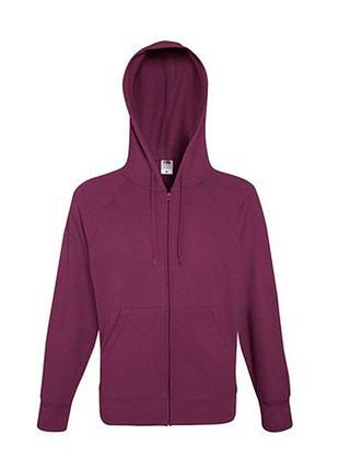 Толстовка легка на змійці, з капюшоном - 62144-az глибокий темно-синій