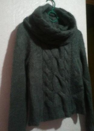 Мохерный свитер с объемным воротником h&amp;m