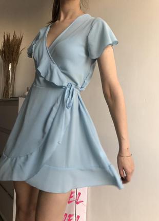 Платье на запах boohoo 8