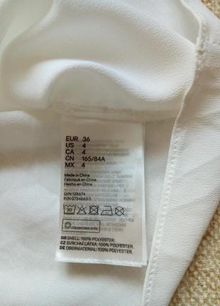 Ніжна блуза h＆m 36/s4 фото