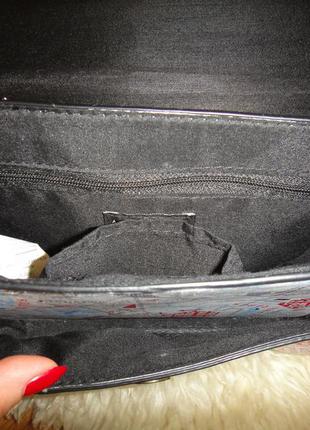 Маленькая сумка, сумочка для девочки atmosphere на ручке через плечо5 фото
