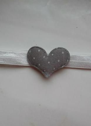 Пов'язка сердечко на голову