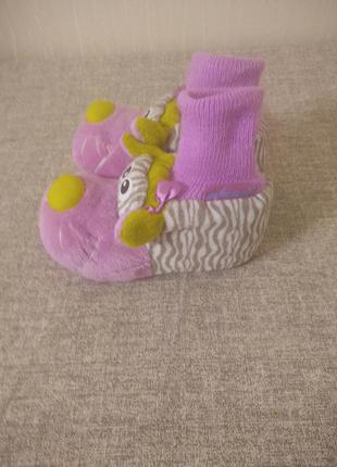 Тапочки для девочки. теплые тапочки для девочки, тапки для девочки, тапочки-животные для девочки. комнатные тапочки для девочки стелька 17 см.2 фото