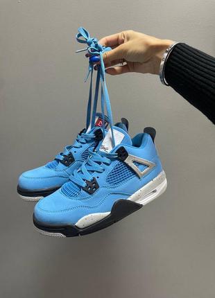 Кросівки nike air jordan 4 retro « university blue »