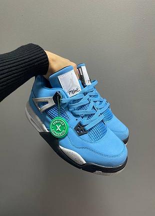 Кросівки nike air jordan 4 retro « university blue » — купити в