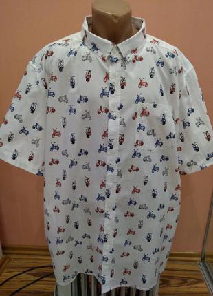 Хлопковая рубашка george, размер 3xl2 фото