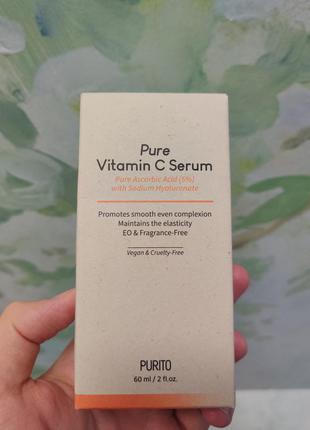 Сыворотка с витамином с purito pure vitamin c serum, 60 мл2 фото