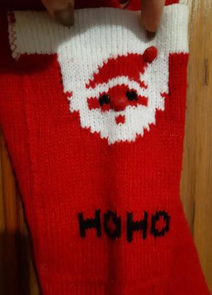 Большой рождественский носок для подарков3 фото
