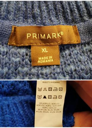 Джемпер в пупырышки оверсайз primark с объёмным рукавом свитер укороченный короткий букле вязаный8 фото