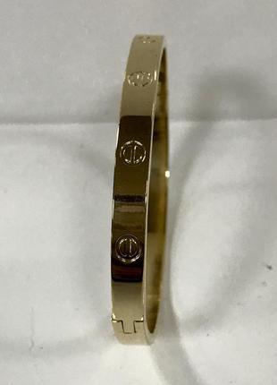 Браслет золотистый жесткий