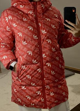 Пуховик adidas/зимова двостороння куртка4 фото