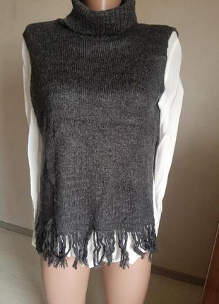 Стильная безрукавка жилетка гольф