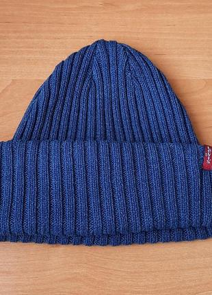 Синя шапка біні levi's | levis beanie hat