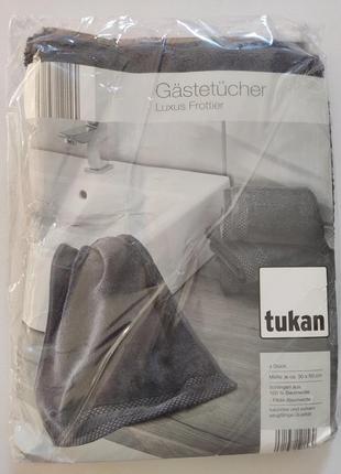 Набор махровых полотенец для лица 30х50 см немецкое качество tukan2 фото
