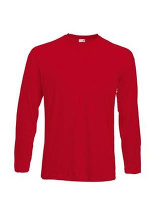 Лонгслив бавовняний - 61038-40 червоний
