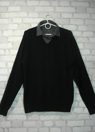 Светр - сорочка (обманка ) "cedarwood state "