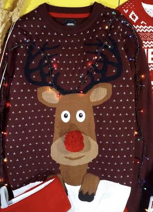 Новогодний свитер с оленем 🦌❄1 фото