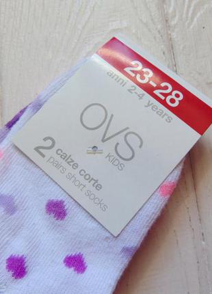 Ovs. розмір 23-28. новий комплект шкарпеток для дівчинки3 фото
