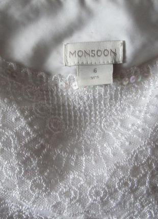 Англійське ошатне плаття monsoon на вік 5-6 років6 фото