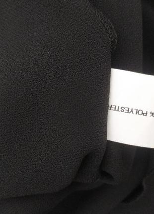 Стильная чёрная блузка большого размера5 фото