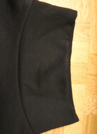 Платье antera длинное с начесом черное6 фото