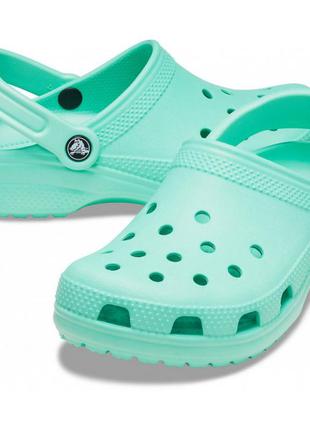Сабо crocs classic clog mint / white 36-39