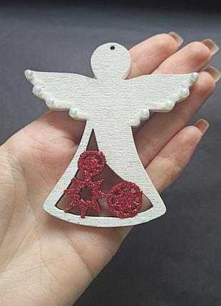 Оздоба декор на ялинку ангел