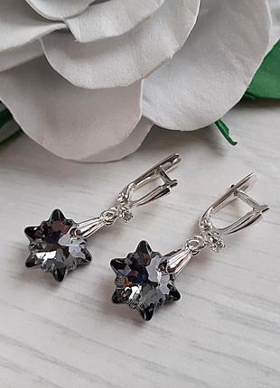 Сережки swarovski 3