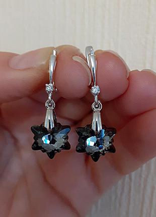 Сережки swarovski 6
