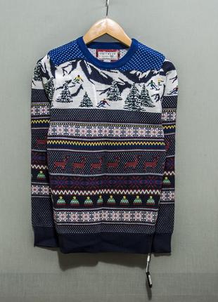 Новогодний свитер с гирляндами burton3 фото