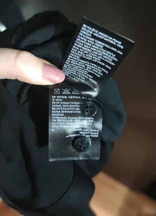 Чёрное вечернее платье в пол с поясом на завязке и карманами h&m5 фото