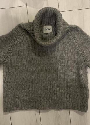 Вязанный свитер acne2 фото