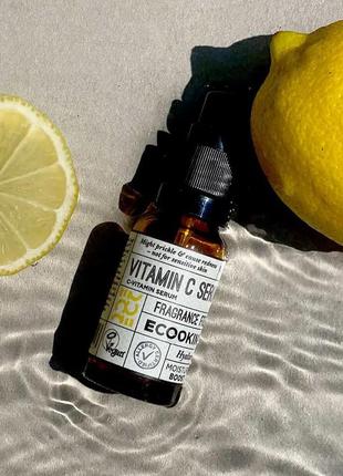 Сироватка з вітаміном с та гіалуроновою кислотою ecooking vitamin c serum