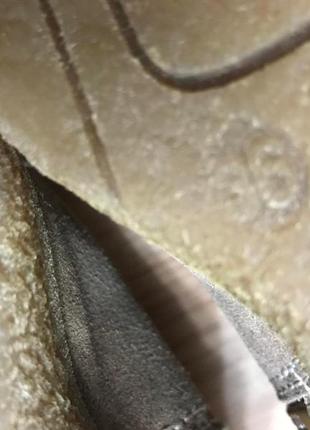 Ботинки кожа замша сапоги gattino италия р.36/35,5 ст.23-23,5см9 фото