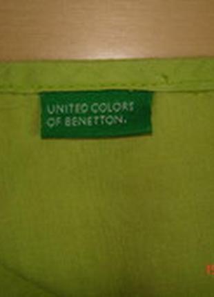 Юбка лён бенеттон benetton, р. м